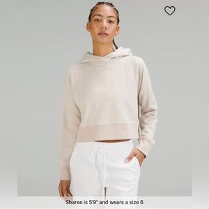 NWT Lululemon Loungeful Cropped Hoodie *Sparkle
